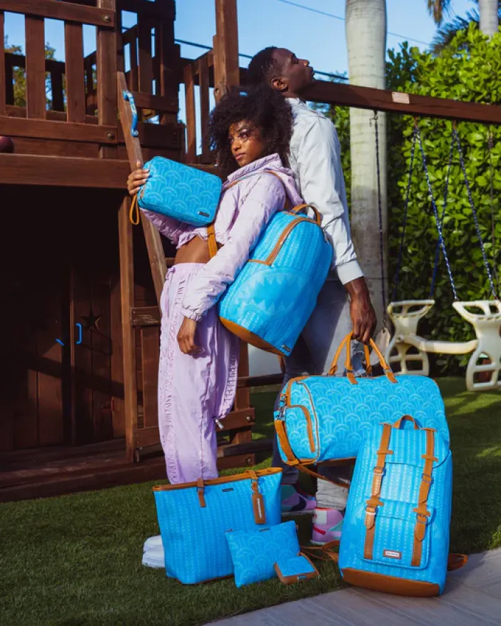 ILLUCHAINS TURQ TOILETRY BAG>SPRAYGROUND Online
