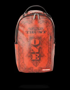 IN GOD WE TRUST RED BACKPACK (ONE OF ONE)>SPRAYGROUND Discount