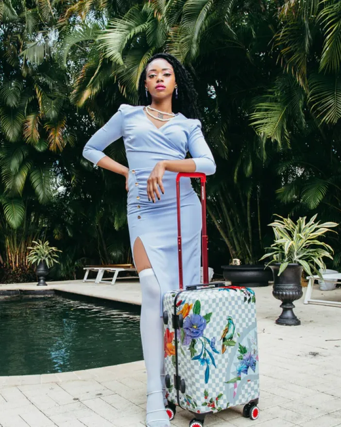 JARDIN DU PALAIS SHARKNAUTICS HARDSHELL CARRY-ON LUGGAGE>SPRAYGROUND Sale