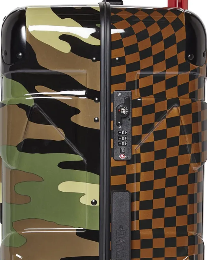 JUNGLE PARIS 29.5u201d FULL-SIZE SHARKITECTURE LUGGAGE>SPRAYGROUND