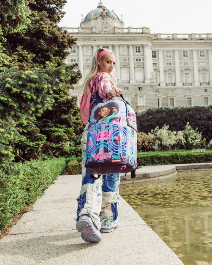 KARMA'S WORLD TURN UP THE VOLUME BACKPACK>SPRAYGROUND New