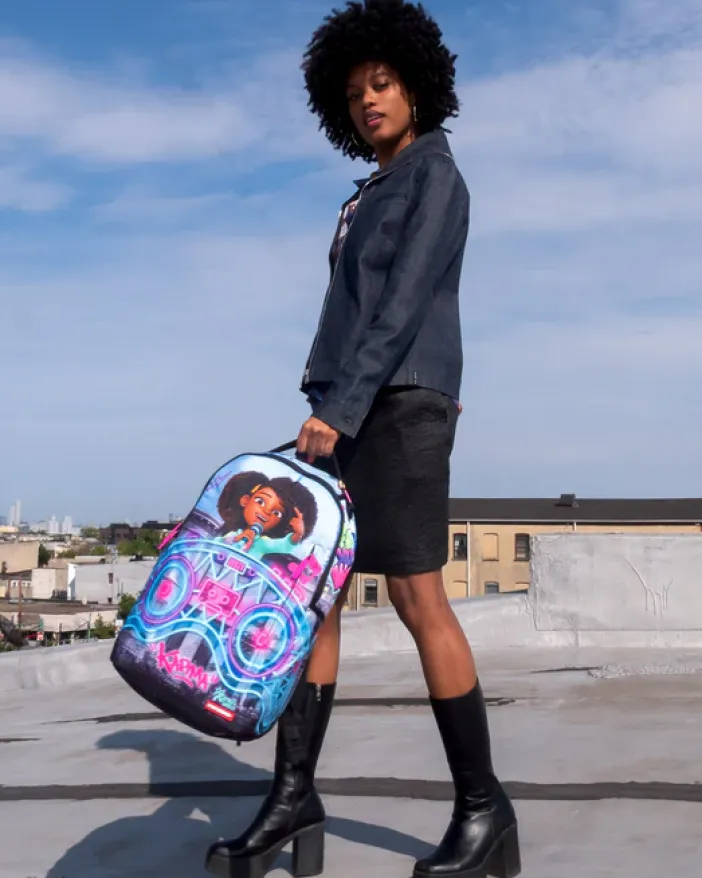 KARMA'S WORLD TURN UP THE VOLUME BACKPACK>SPRAYGROUND New
