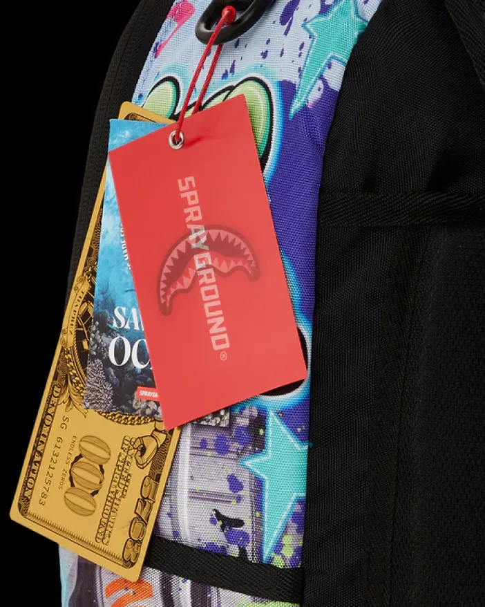 KARMA'S WORLD TURN UP THE VOLUME BACKPACK>SPRAYGROUND New