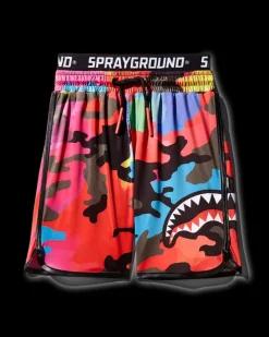 KIDS CAMOBURST SWIM TRUNKS>SPRAYGROUND Hot