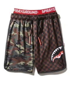 KIDS CHECKS u0026 CAMO SWIM TRUNKS>SPRAYGROUND Sale