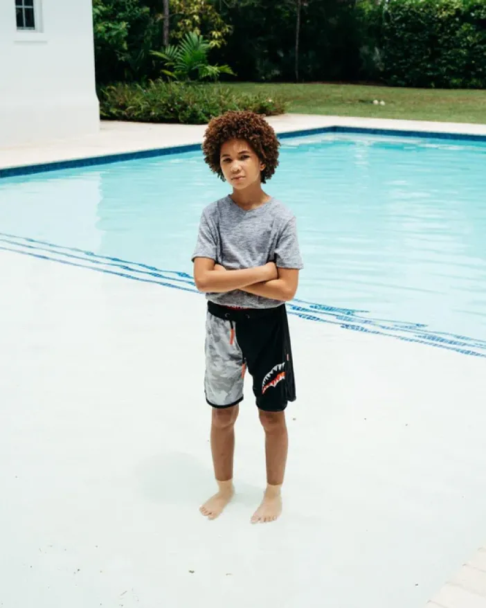 KIDS DAMAGE CONTROL SWIM TRUNKS>SPRAYGROUND Outlet