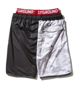 KIDS DAMAGE CONTROL SWIM TRUNKS><noscript><img width=