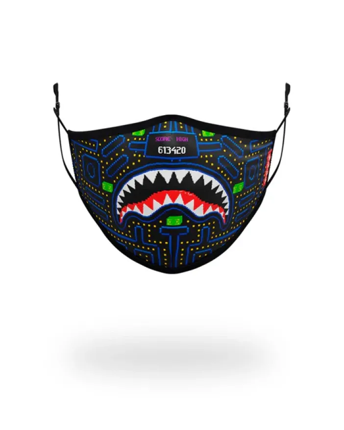 KIDS FORM FITTING MASK: ARCADE SHARK>SPRAYGROUND Hot