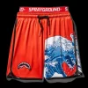 KIDS JAPAN WAVE SWIM TRUNKS (RED)>SPRAYGROUND Discount