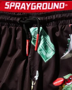 KIDS PATCH ALL-IN SWIM TRUNKS (BLACK)><noscript><img width=