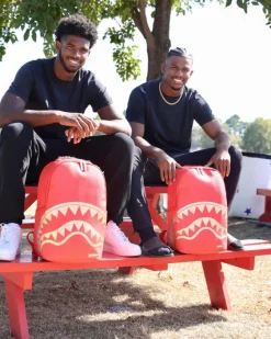 KING OF KINGS SHEDEUR u0026 SHILO SANDERS SHARK BACKPACK>SPRAYGROUND Sale