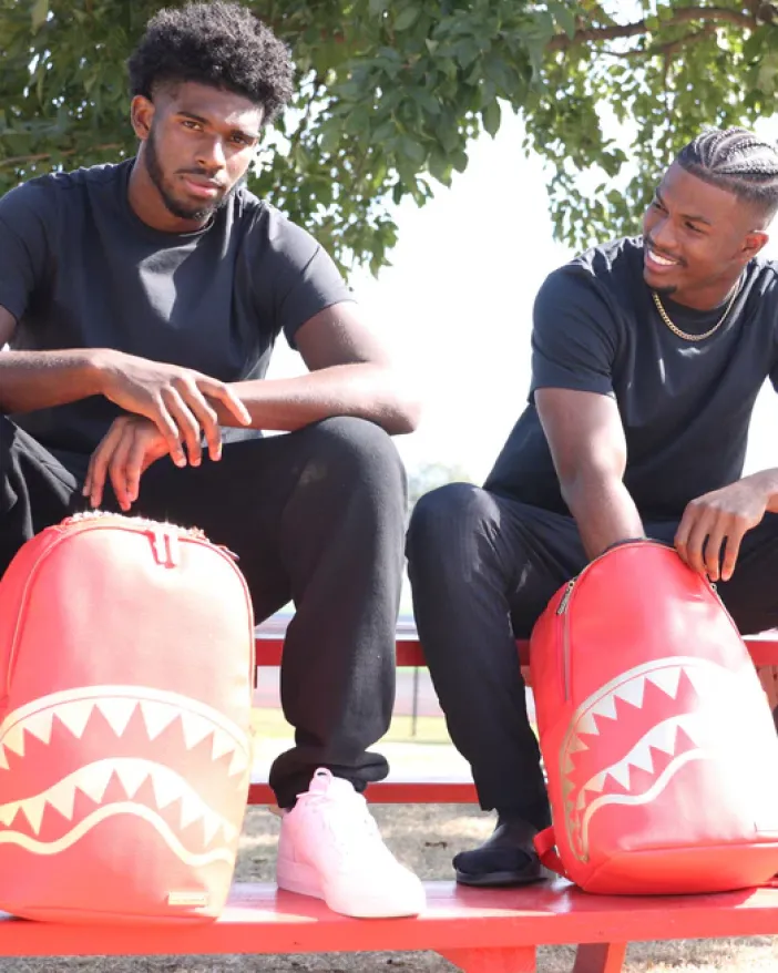 KING OF KINGS SHEDEUR u0026 SHILO SANDERS SHARK BACKPACK>SPRAYGROUND Sale