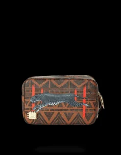 LEOPARDS IN PARIS TOILETRY AKA MONEY BAG><noscript><img width=