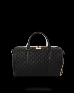 LEVELED UP SPLIT QUILT SHARK MINI DUFFLE>SPRAYGROUND Clearance