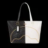 LEVELED UP SPLIT QUILT SHARK TOTE>SPRAYGROUND New