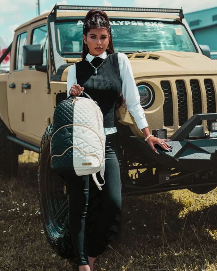 LEVELED UP SPLIT QUILT SHARK BACKPACK (DLXV)>SPRAYGROUND Online