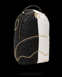 LEVELED UP SPLIT QUILT SHARK BACKPACK (DLXV)><noscript><img width=