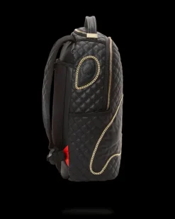 LEVELED UP SPLIT QUILT SHARK BACKPACK (DLXV)><noscript><img width=