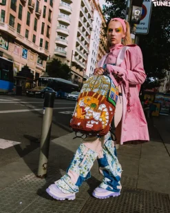 LOONEY TUNES BUGS BUNNY ZADDY BACKPACK><noscript><img width=