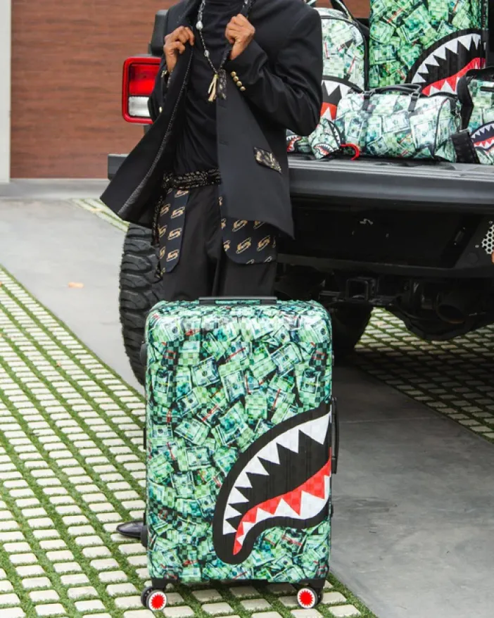 MAMA I MADE IT SHARKITECTURE HARDSHELL FULL-SIZE LUGGAGE>SPRAYGROUND New