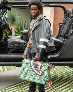 MAMA I MADE IT SHARKNAUTICS HARDSHELL CARRY-ON LUGGAGE><noscript><img width=
