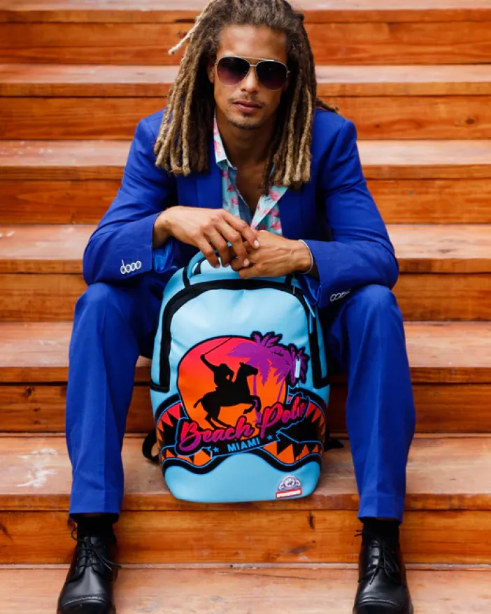 MIAMI BEACH POLO COLLAB BACKPACK (DLXV-SKY)>SPRAYGROUND Online