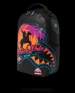 MIAMI BEACH POLO COLLAB BACKPACK (DLXV-BLACK)><noscript><img width=