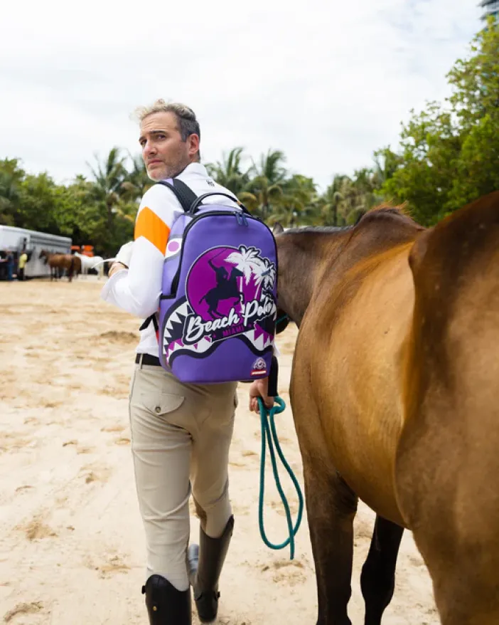 MIAMI BEACH POLO COLLAB BACKPACK (DLXV-PURPLE)>SPRAYGROUND Discount
