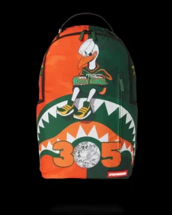 MIAMI HURRICANES BACKPACK>SPRAYGROUND