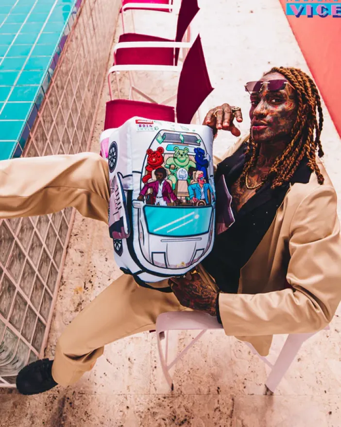 MIAMI VICE WINGS UP BACKPACK (DLXV)>SPRAYGROUND