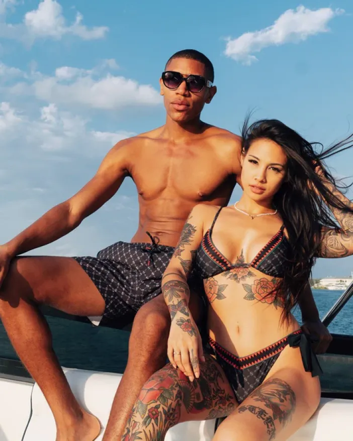 MIDNIGHT MONEYGRAM BIKINI>SPRAYGROUND