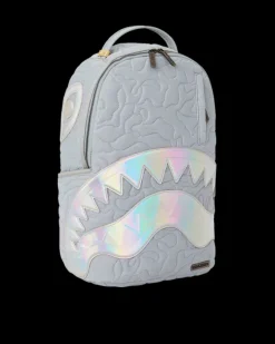MIRASHAKU IRIDESCENT QUILT BACKPACK><noscript><img width=