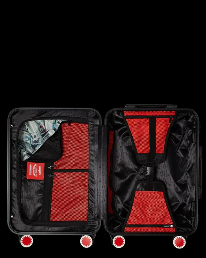 MOLDED SHARKITECTURE BLACK HARDSHELL CARRY-ON LUGGAGE>SPRAYGROUND Sale