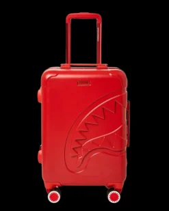 MOLDED SHARKITECTURE RED HARDSHELL CARRY-ON LUGGAGE>SPRAYGROUND Outlet