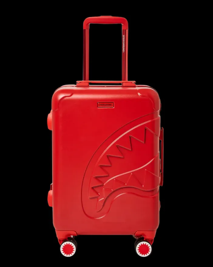 MOLDED SHARKITECTURE RED HARDSHELL CARRY-ON LUGGAGE>SPRAYGROUND Outlet