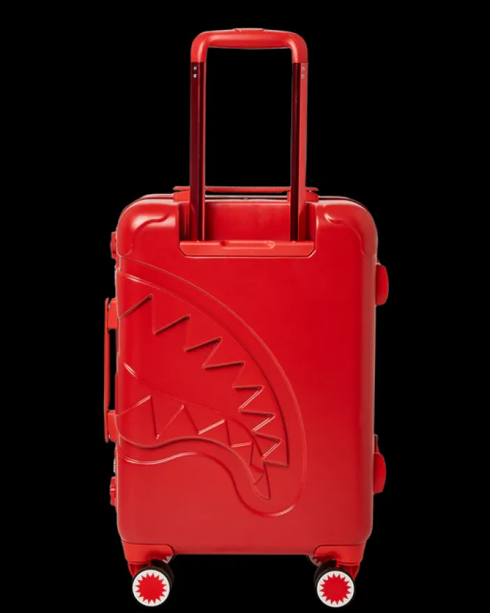MOLDED SHARKITECTURE RED HARDSHELL CARRY-ON LUGGAGE>SPRAYGROUND Outlet