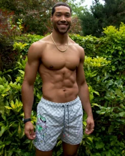 MONEY BOYS SANDBAR SWIM TRUNKS><noscript><img width=
