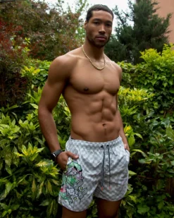 MONEY BOYS SANDBAR SWIM TRUNKS><noscript><img width=