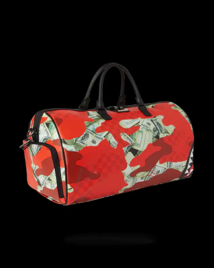 MONEY CAMO (RED) DUFFLE>SPRAYGROUND Online