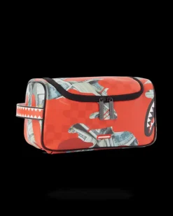 MONEY CAMO (RED) TOILETRY BAG>SPRAYGROUND Outlet
