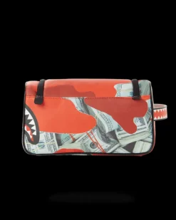 MONEY CAMO (RED) TOILETRY BAG><noscript><img width=