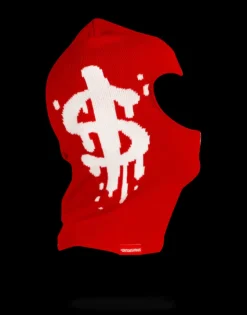 MONEY DRIP SKI MASK (RED)>SPRAYGROUND New