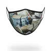 MONEY WHERE UR MOUTH IS FORM-FITTING MASK>SPRAYGROUND