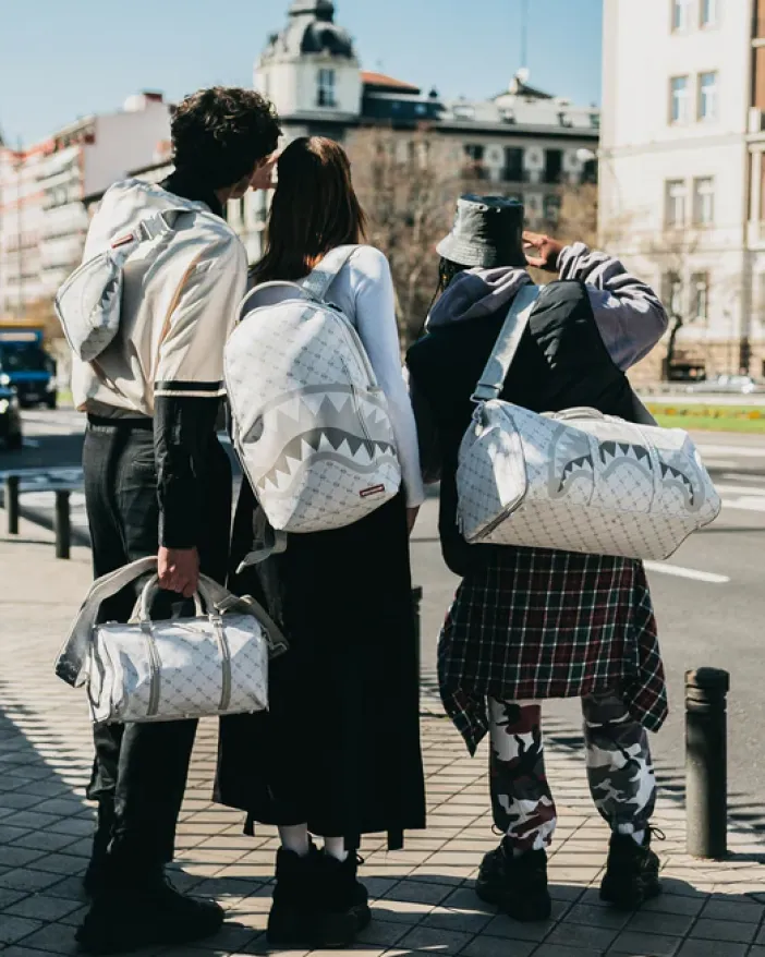 MONEYGRAM POWDER EMPEROR DUFFLE>SPRAYGROUND