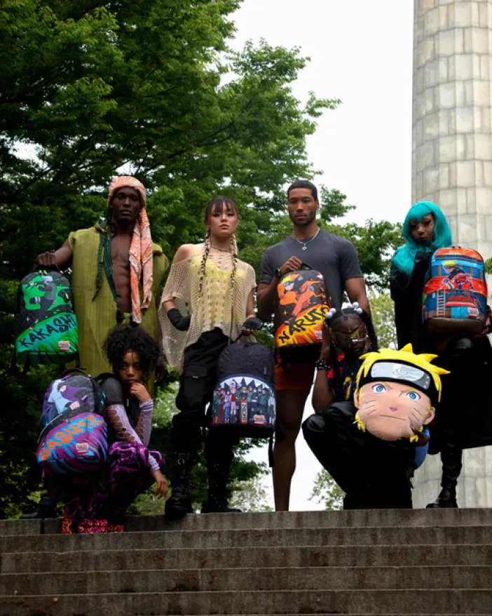 NARUTO LANDMARK BACKPACK>SPRAYGROUND