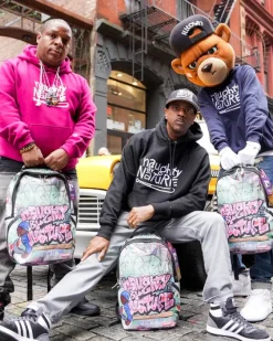 NAUGHTY BY NATURE HIP HOP HOORAY 30TH ANNIVERSARY COLLAB BACKPACK><noscript><img width=