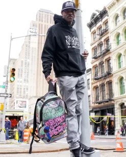 NAUGHTY BY NATURE HIP HOP HOORAY 30TH ANNIVERSARY COLLAB BACKPACK><noscript><img width=