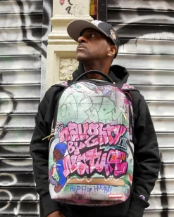 NAUGHTY BY NATURE HIP HOP HOORAY 30TH ANNIVERSARY COLLAB BACKPACK><noscript><img width=