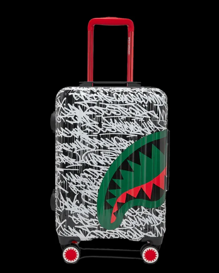 NIGHT NIGHT SHARKNAUTICS HARDSHELL CARRY-ON LUGGAGE>SPRAYGROUND New