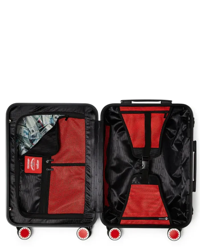 NIGHT NIGHT SHARKNAUTICS HARDSHELL CARRY-ON LUGGAGE>SPRAYGROUND New